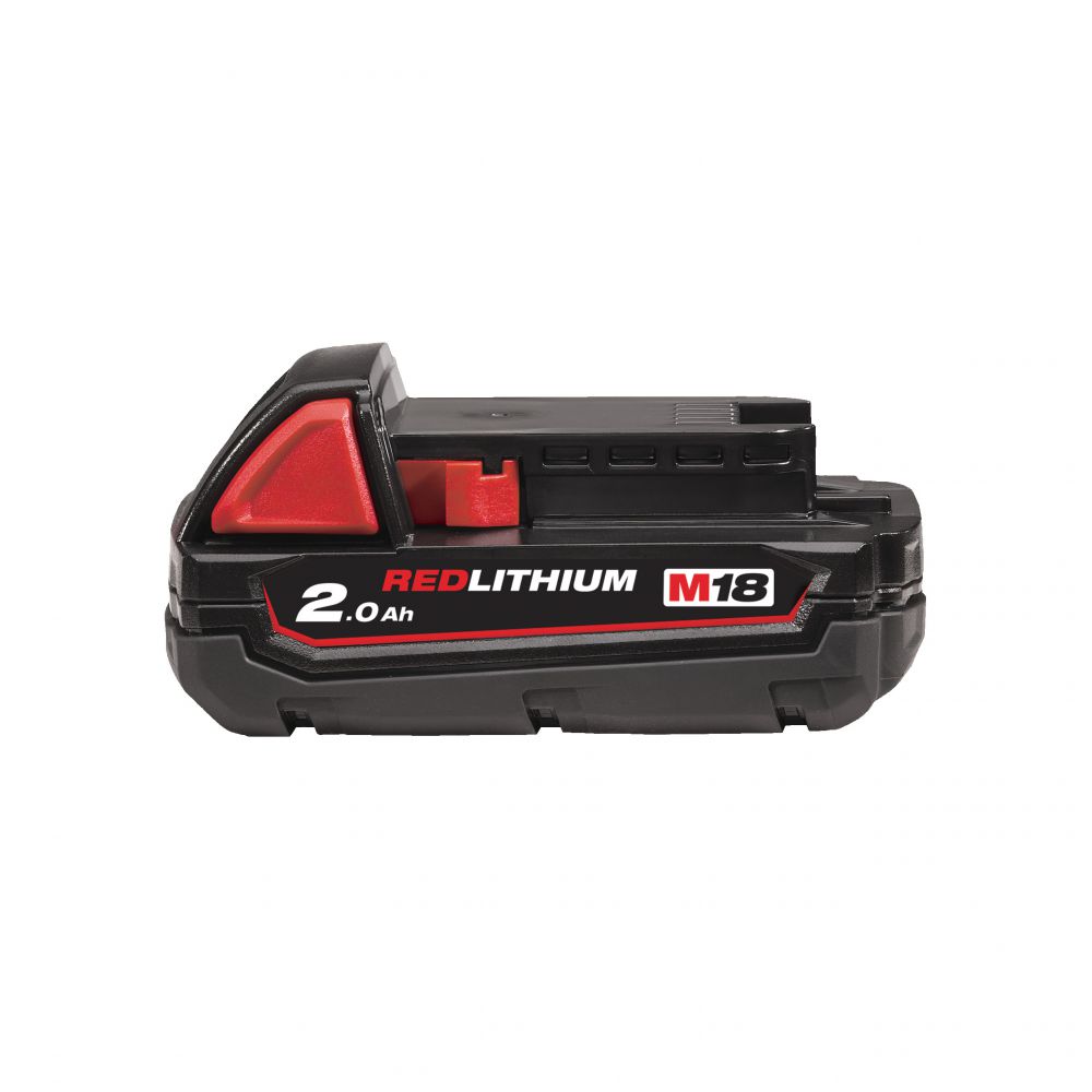Milwaukee - 18 V Akku M18 B2 2.0 Ah Red Li-Ion (M18 B2) M18 B2
